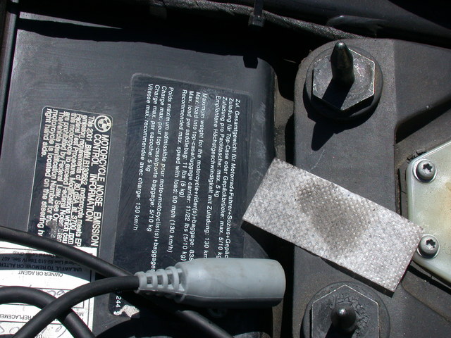 A dirty alcohol wipe.