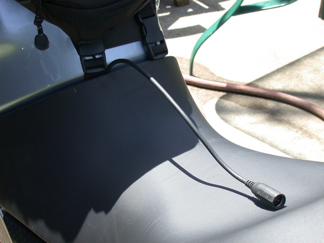 Drivers lead coming from front of seat